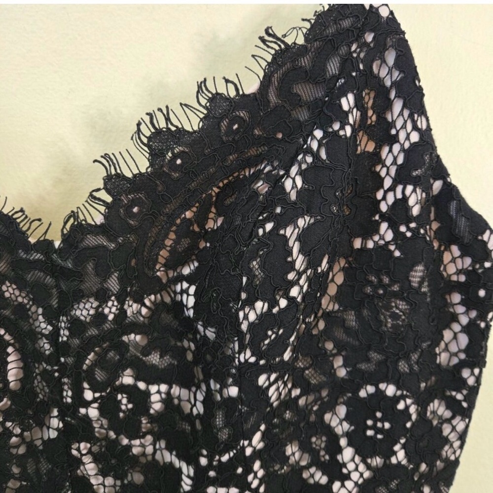 J. Crew Giupure Black Lace Midi Dress - Picture 6 of 12
